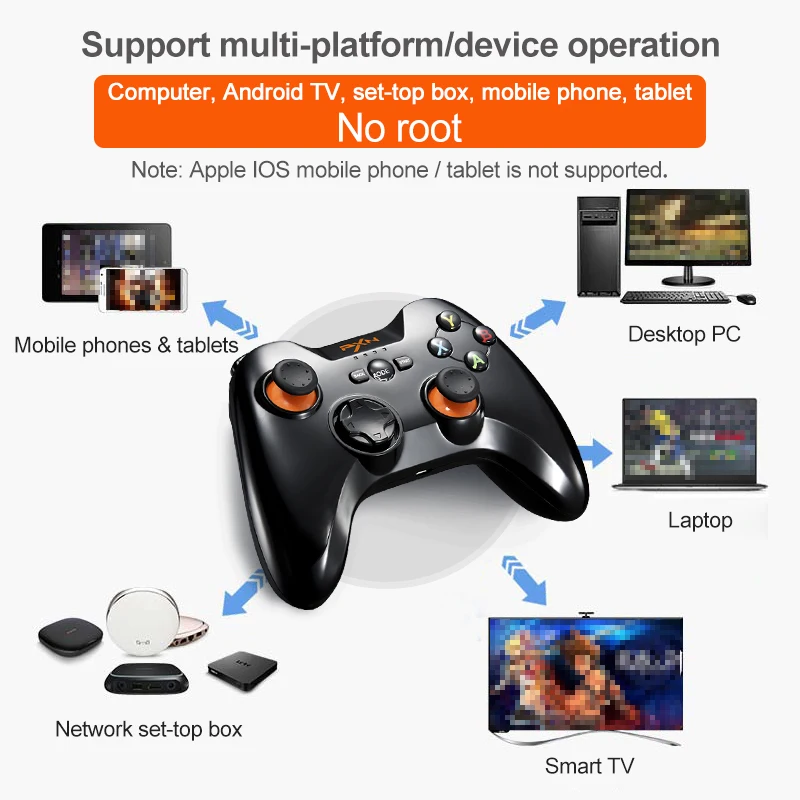 Беспроводной bluetooth игровой контроллер PXN 9613 Pubg портативный геймпад для ПК