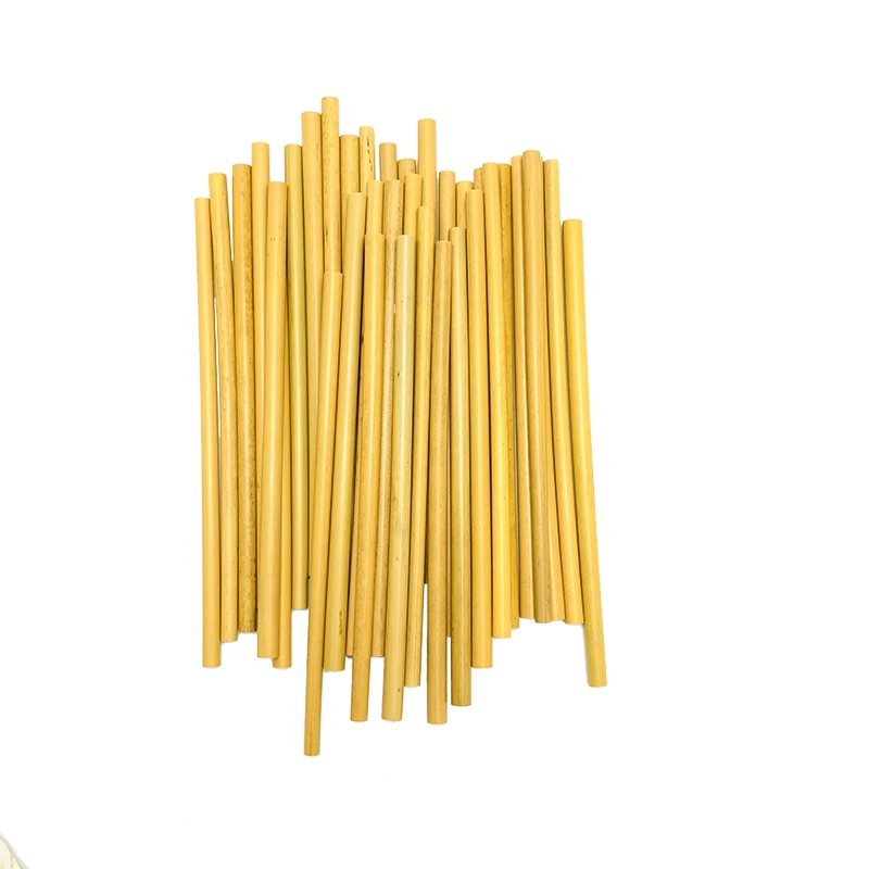 Натуральная искусственная солома биоразлагаемая бамбуковая набор для