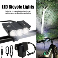 3 xml t6 led 12000 lm 3 modes bicycle front lamp bike light headlight usb rechargeable cycling torch headlight flashlight