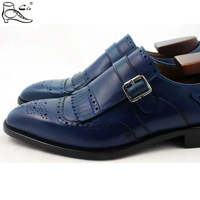 cie brogues tassels loafer with buckle full grain calf leather handmade men shoe Italian crafts men's LOAFER49 | Обувь