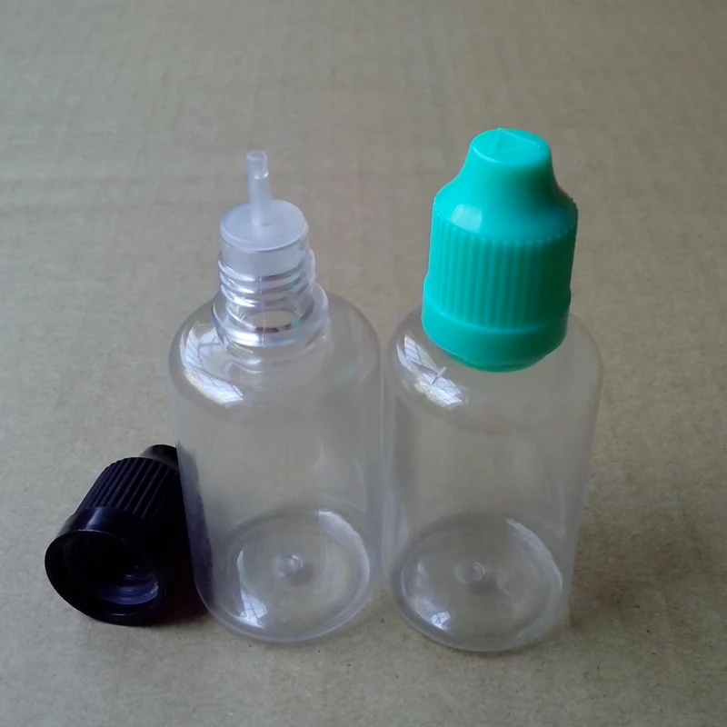 

10pcs Empty Clear 50ml Plastic Bottle With Childproof Cap And Long Tip For Eye Dropper E Liquid Hard PET Dropper Bottle