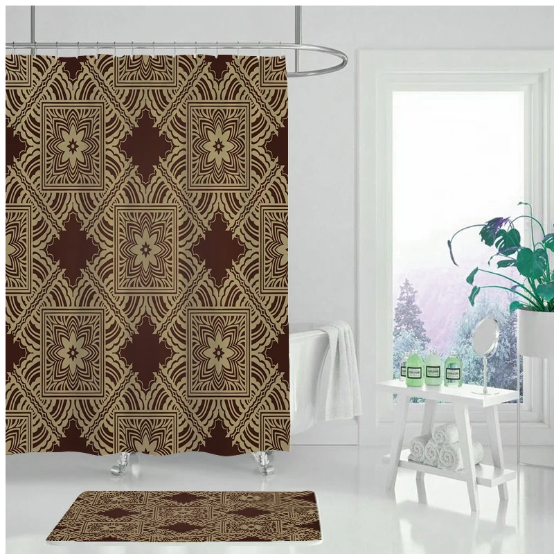 Многослойная занавеска для душа водонепроницаемая ванная комната туалетные