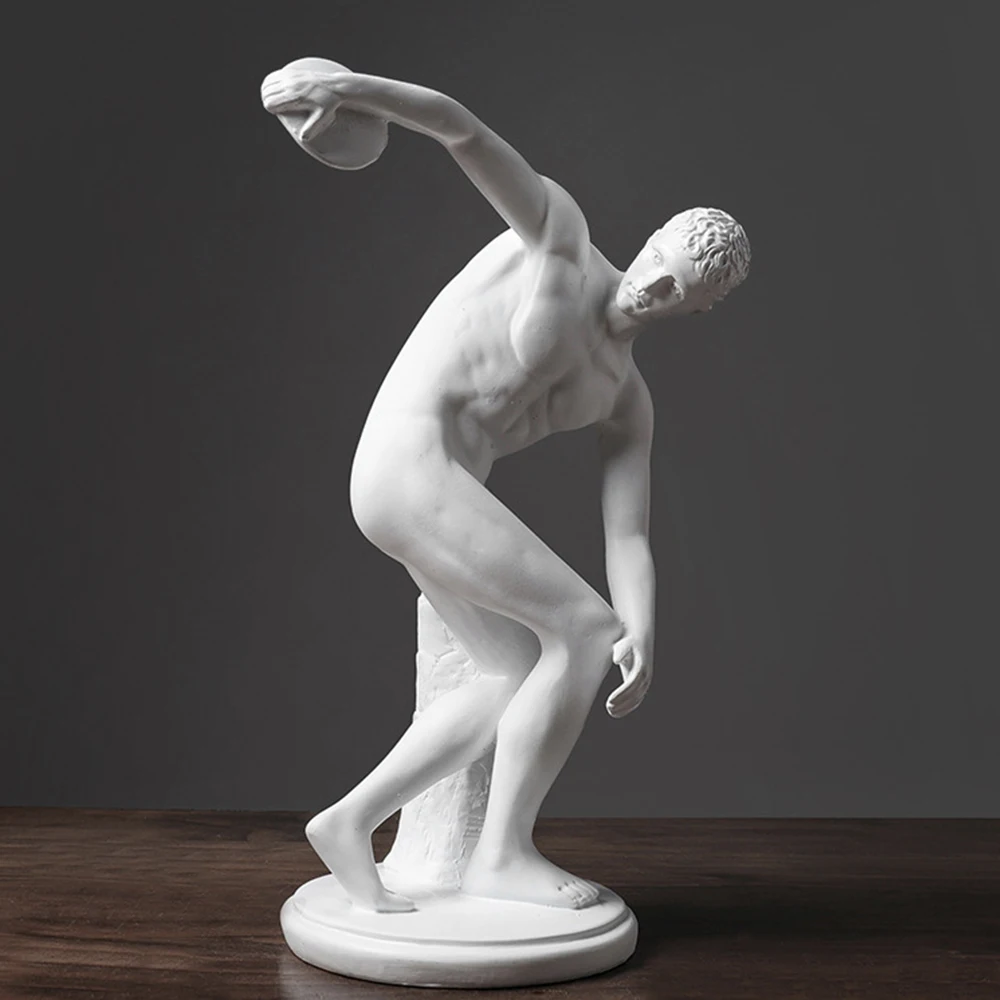

Modern Greek Figure Sculpture Home Decoration Accessories Living Room Decoration White Figure Statue European Decor Gifts