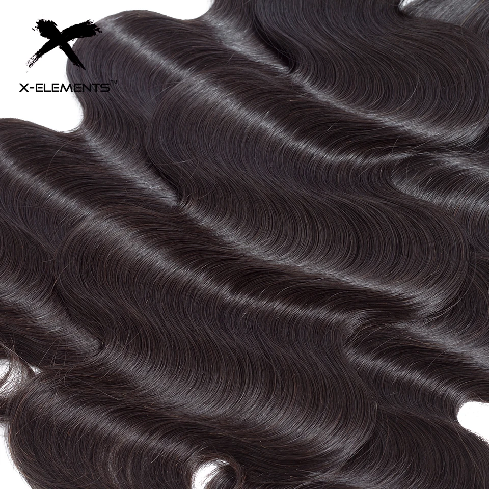 Body Wave Brazilian Human Hair Bundles 6Pcs/Lot Remy Hair Weaving Bundles Deal Free Tangle No Shedding 8-26 Inch Natural Color