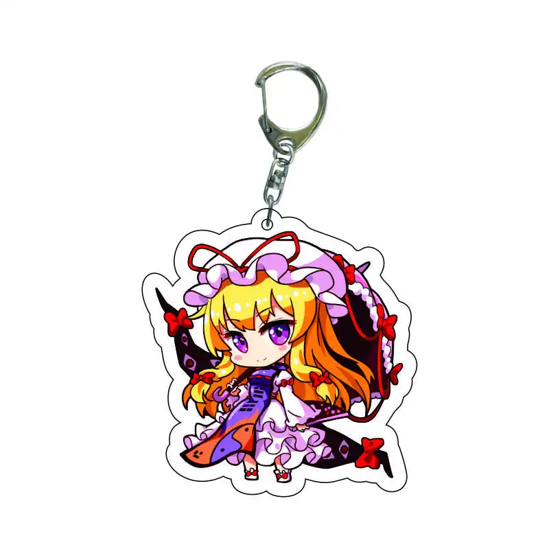 Аниме брелок Touhou Project для Kirisame Yukari Remilia Cirno Yuyuko Flandre Sakuya Reimu Konpaku Youmu косплей |