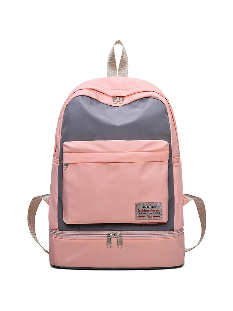 

Waterproof Women Backpack Gym Bags For Female Outdoors TravelFitness Training Dry Wet Separation Back packs Sports Bag 2021