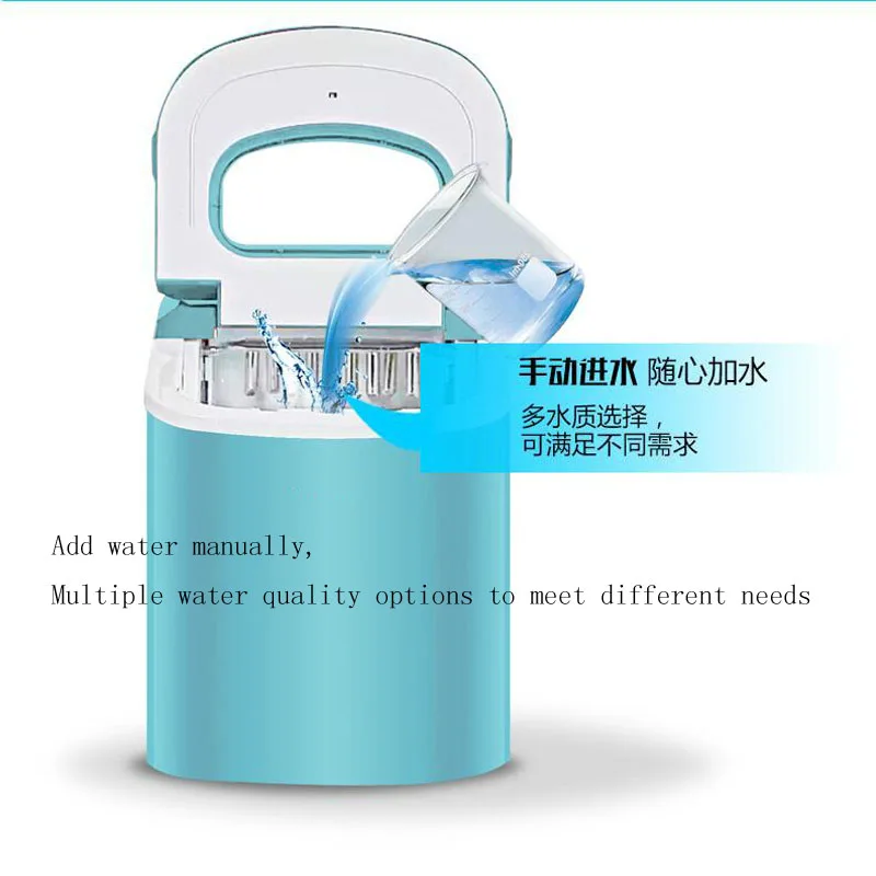 

Коммерческая машина для производства льда с пулями 220 В, домашняя автоматическая машина для льда, легкая и удобная