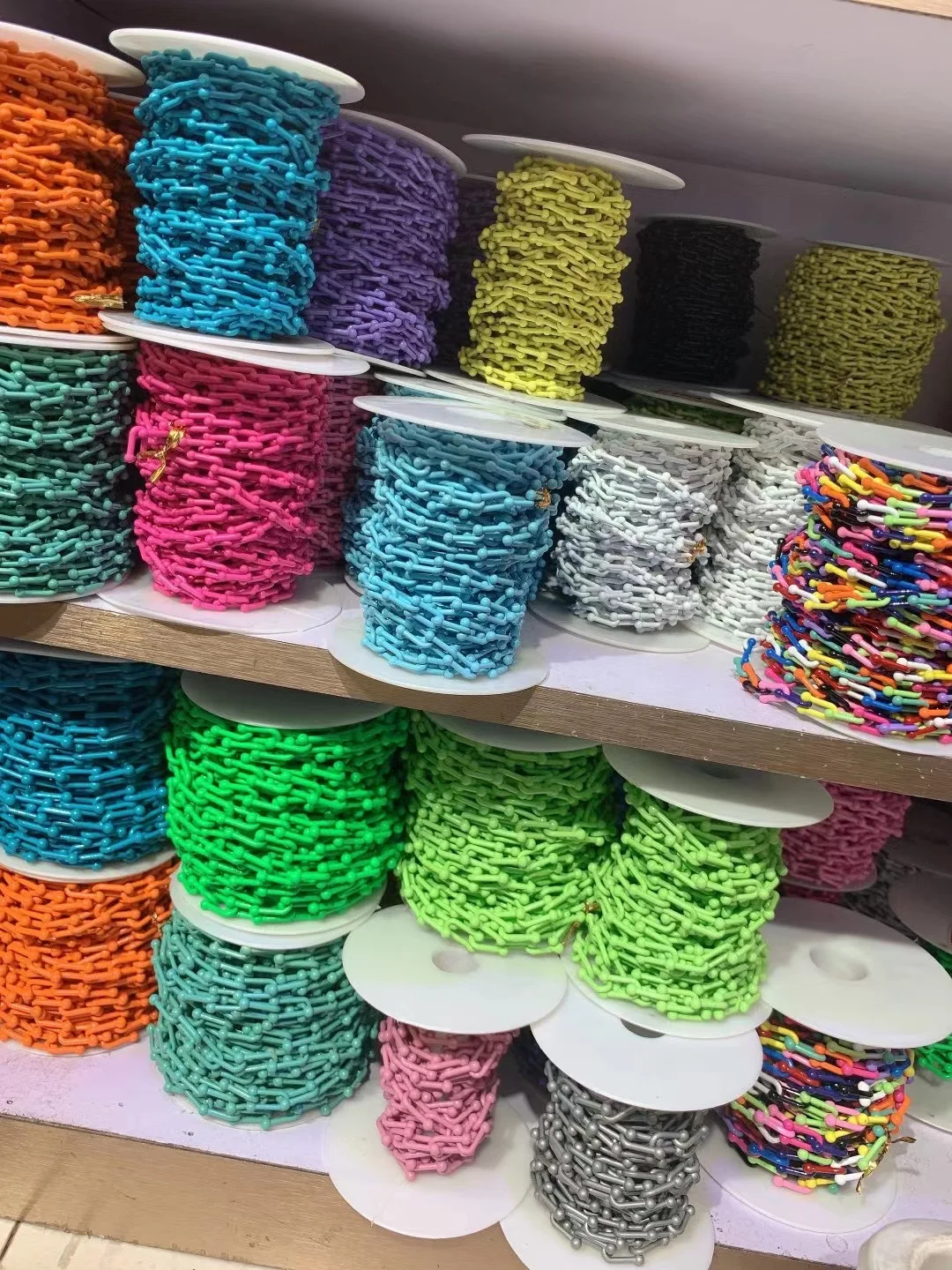 

Неоновая эмалированная U-образная массивная цепь 5 метров, ожерелье, цепочка «сделай сам», ожерелье, браслет, изготовление ювелирных изделий