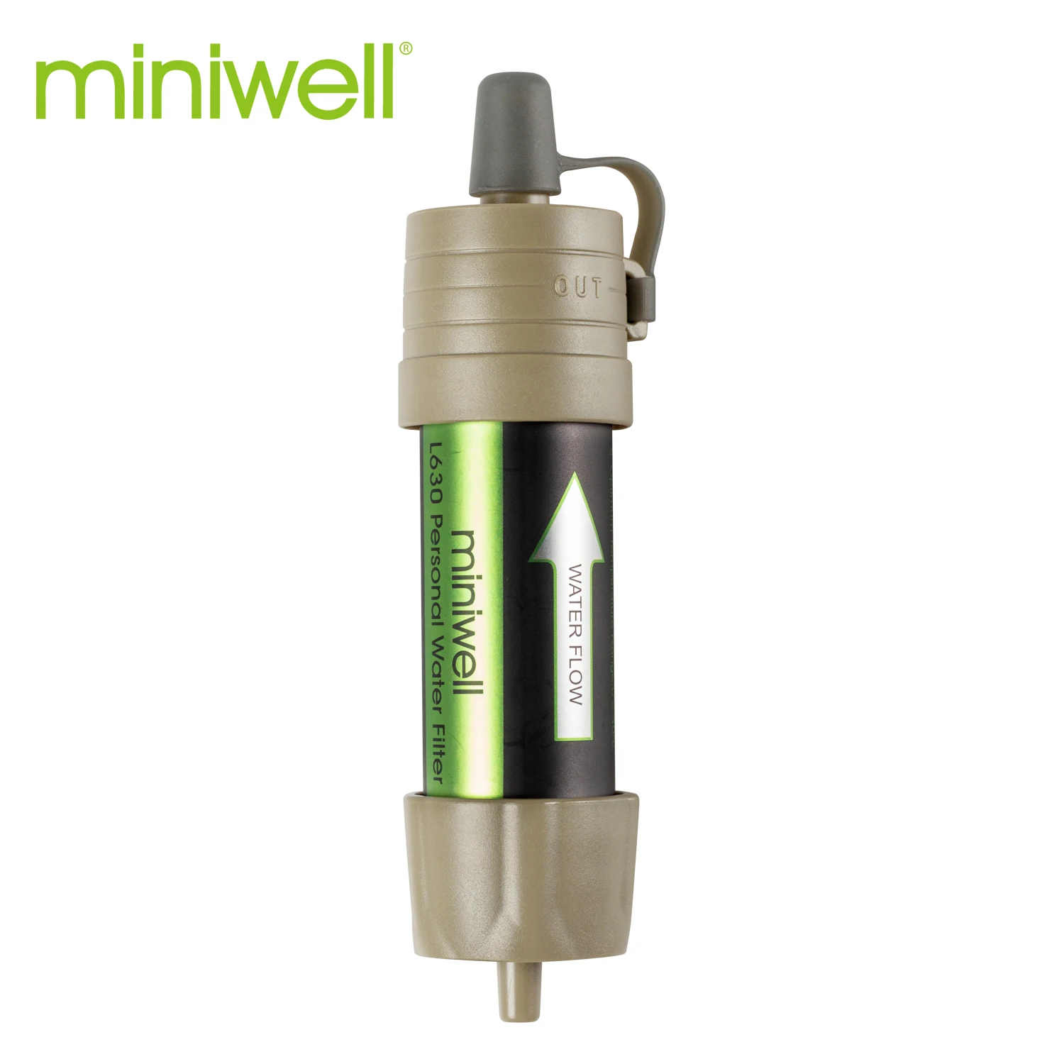 Фильтр для воды кемпинга miniwell предназначенный путешествий пеших прогулок