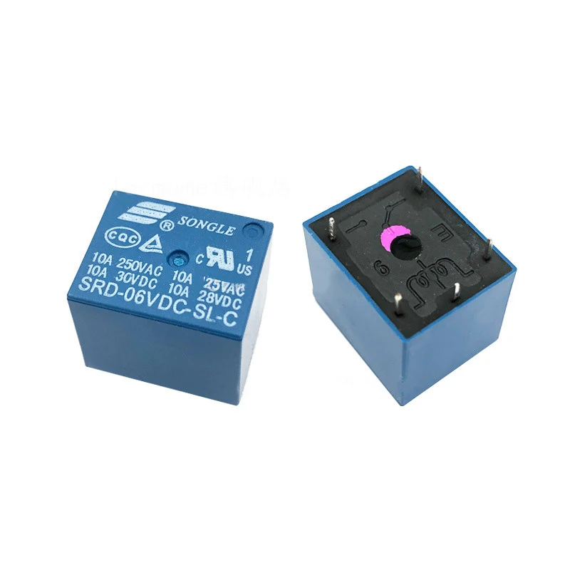 Фото 100 шт SRD-06VDC-SL-C Реле T73 5PIN 10A 6V SONGLE ROHS Бесплатная доставка №1
