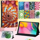 Чехол для планшета Samsung Galaxy Tab A 10,5, T590, T595Tab A 9,7, T550, P550, T555, T551-классный пыленепроницаемый кожаный чехол серии 3D