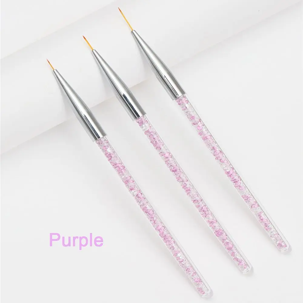 Кисть для маникюра с ультратонкой головкой 3 шт./компл. | Красота и здоровье