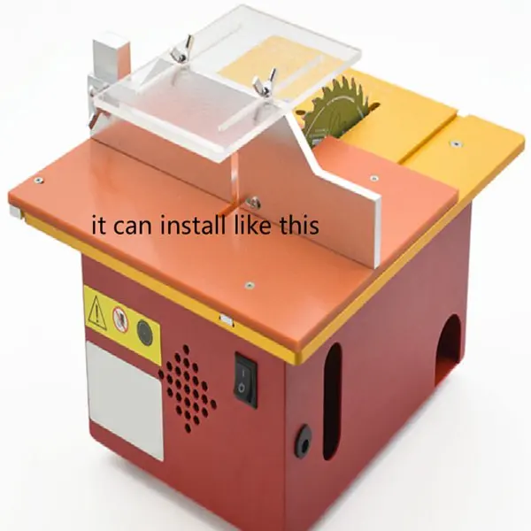 Циркулярная мини-Настольная пила панель циркулярной пилы настольная педаль Diy