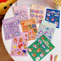 cartoon sweet cake bear cute stickers sealing paster diy cups hand account mobile phone laptop decorative sticker stationery