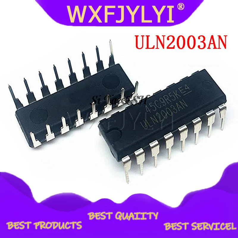 10 шт. ULN2003AN DIP16 ULN2003A DIP-16 ULN2003 ULN2003APG DIP новый и оригинальный IC
