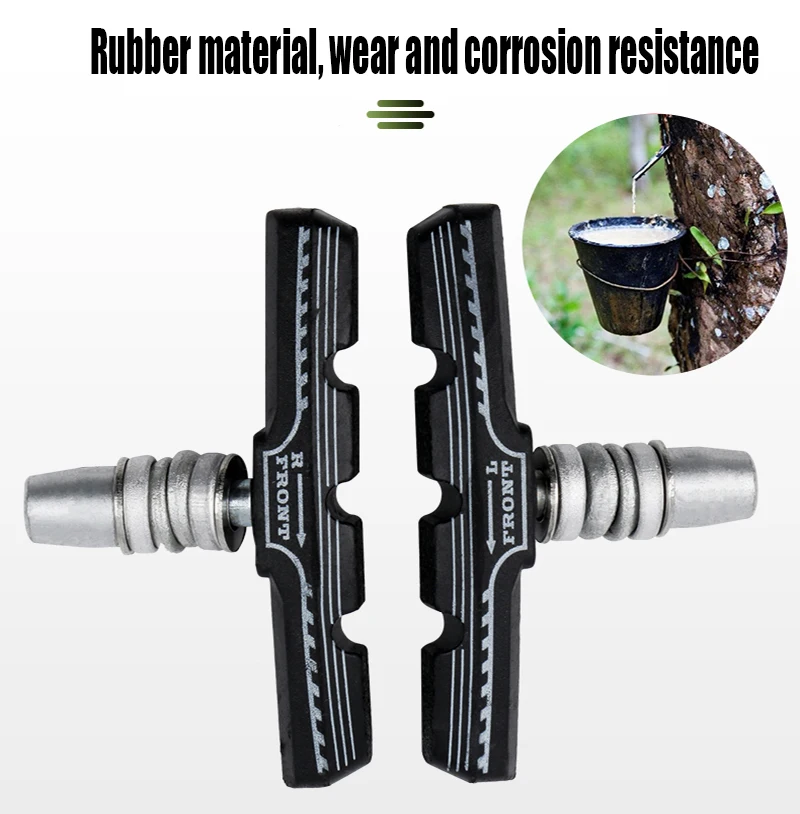 

Mtb road bike V brake pad SD3 rubber clamp brake pad 1 pair of bicycle V brake