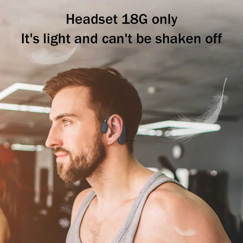 Bluetooth 5 0 гарнитура с открытым воздухом Беспроводные спортивные наушники для