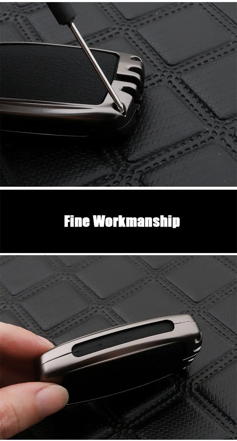 

1Pcs Zinc Alloy Sealed Car Key Case Cover With Key Chain For Land Rover Range Rover Evoque Jaguar