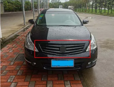Черный радиатор на переднюю решетку радиатора из АБС пластика рамка для Nissan Altima