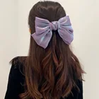 Заколка для волос для женщин Корейский жемчужный бант однотонная заколка для волос элегантная шпилька для волос аксессуары для волос