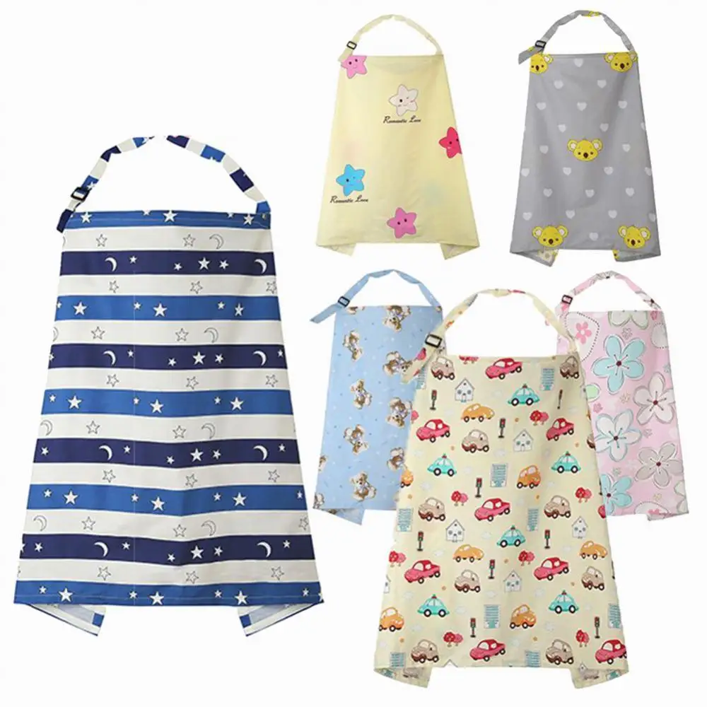 

Cotton Baby Infant Breast Feeding Nursing Cover Scarf Poncho Blanket Shade Wraps