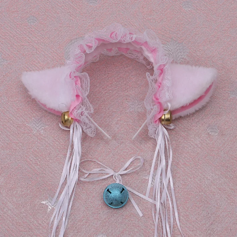 Повязка для волос в стиле японской принцессы милый обруч с колокольчиком и