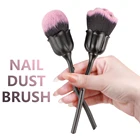 1 шт., розовые блестки для ногтей, кисть для пыли для маникюра, кисть для красоты, румяна, пудра, кисти, модный гель для ногтей, аксессуары, материал, инструменты, мягкие