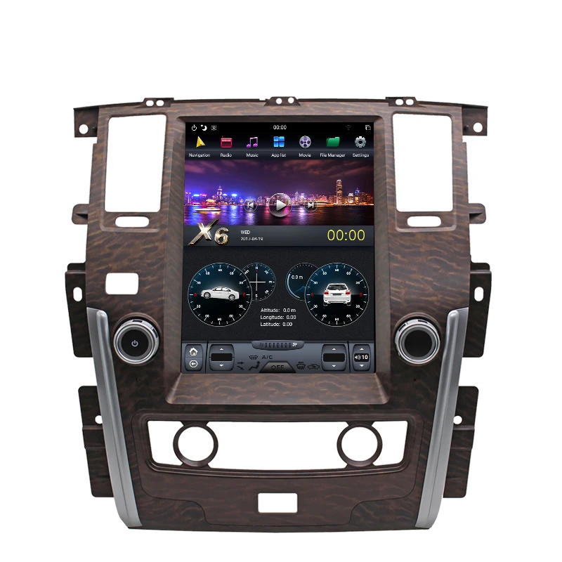 NAVITOPIA 12 1 дюймов 4G + 64 Гб Тесла стиль вертикальный экран Android 8 автомобильный DVD GPS