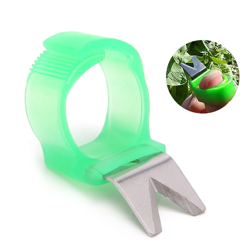 

Garden V Flat T Model Tomato Cucumber Grape Fruit Blade Tool Ring Melon Scissors LX0D