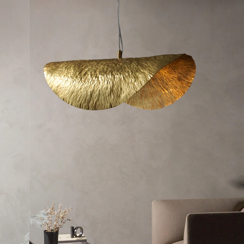 

Скандинавская Люстра для ресторана Lotus Leaf, оригинальная креативная художественная лампа, роскошные декоративные лампы для бара, магазина о...