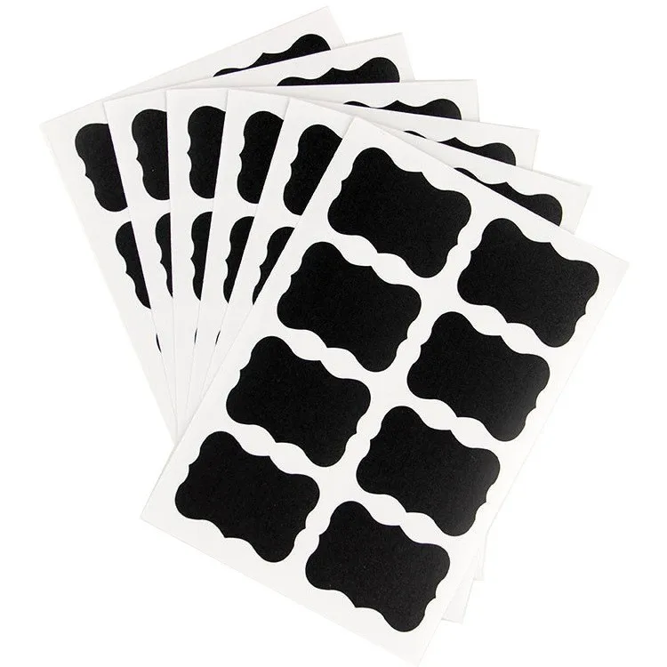 Стикеры 64 шт./компл. доска s ремесло Кухня банка для хранения коробка этикетка 5 см