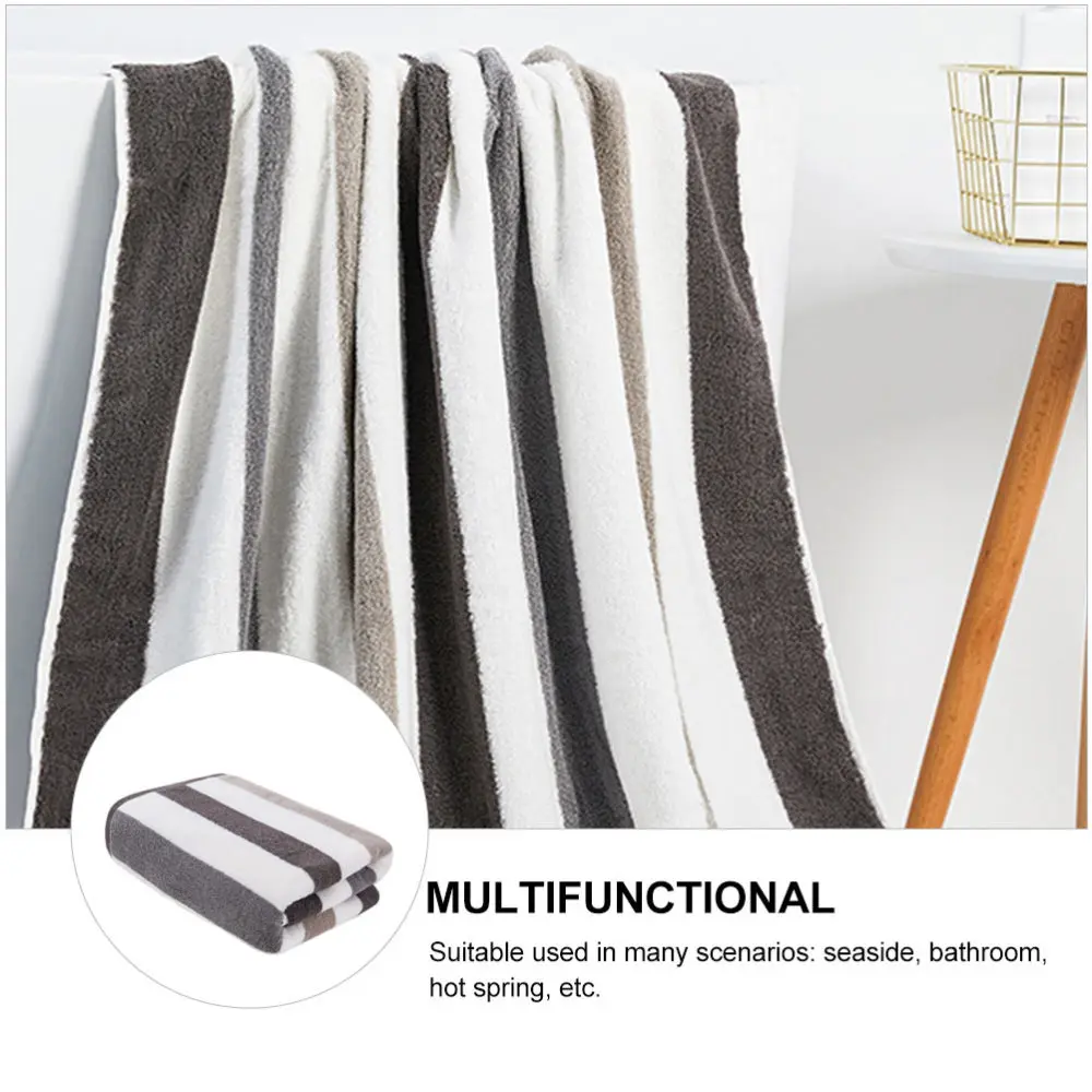 

1Pc Thickened Bath Towel Winter Shower Towel Cotton Towel Bathroom Supplies