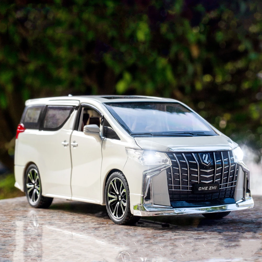 

Best Gifts TOYOTA ALPHARD Luxury MPV Simulation Exquisite Diecasts Toy Vehicles CheZhi 1:24 Alloy Model Car Toys For Children