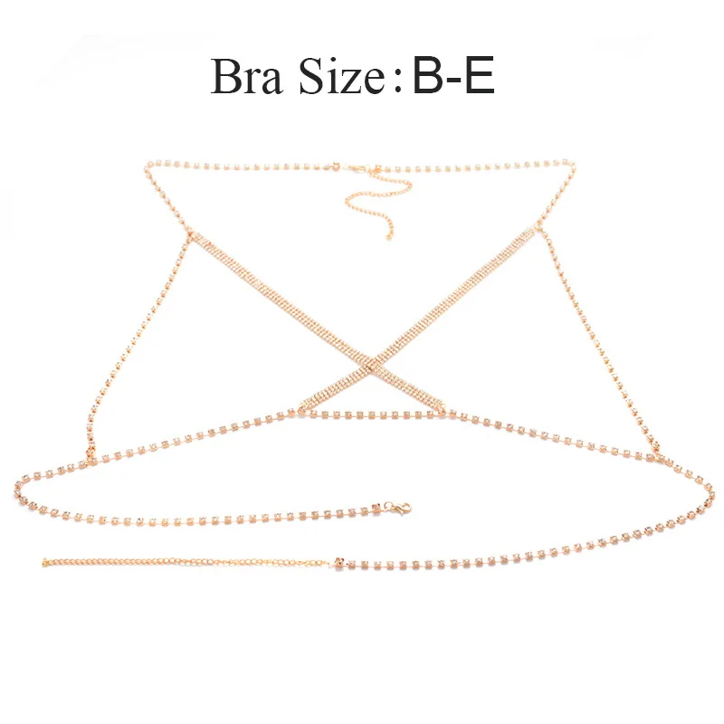 

Fashion Sexy Diamond Claw Beach Bikini Breast Shiny Decorative Body Chain Party Jewelry Gift for Women