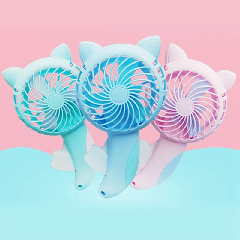 

1pc Mini Fan Pocket Handheld Air Cooler Summer Mini Air Appliances Home Outdoor Not Battery Hand Press Fan Random Color Gifts