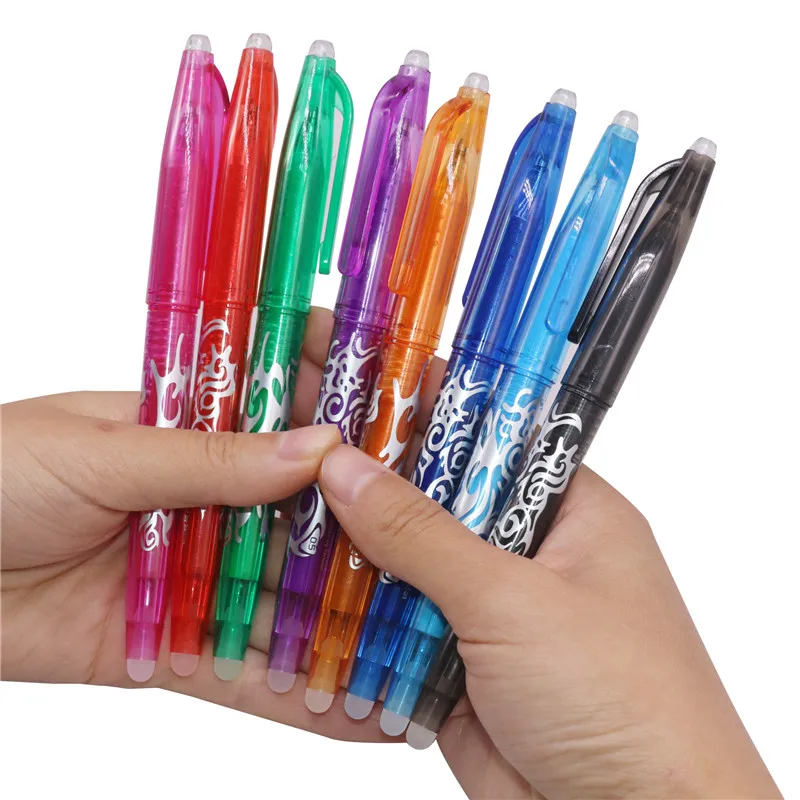 mixed colour 40pcs Стираемая ручка 40 шт или заправка 40 шт 0,5 мм Kawaii Pilot Волшебная гелевая ручка школьная офисная Шариковая Ручка канцелярия для учеников ручка - Цвет: mixed colour 40pcs