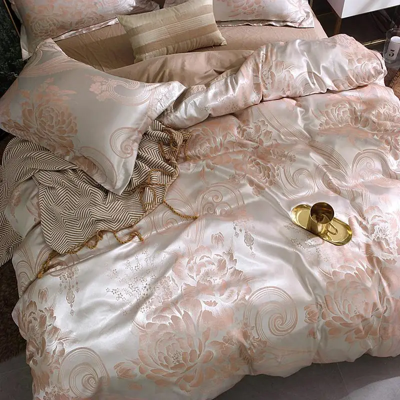 Комплект постельного белья из жаккардового хлопка 50 комплектов размера Queen/King