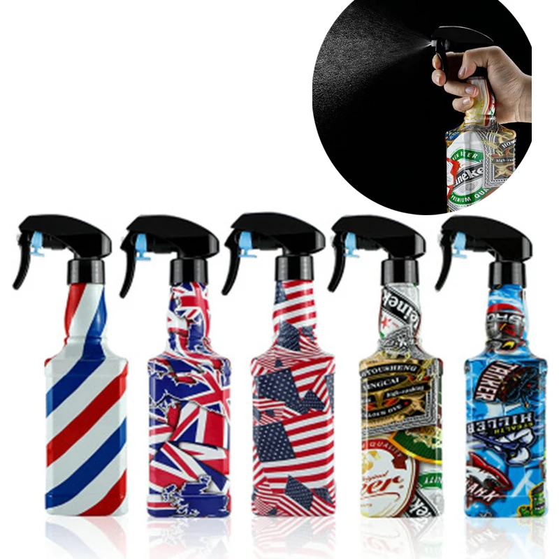 

500 мл, многоразовый пустой распылитель, бутылка распыление спирта, бутылка для парикмахерской, бутылки для распыления воды, инструменты для ...