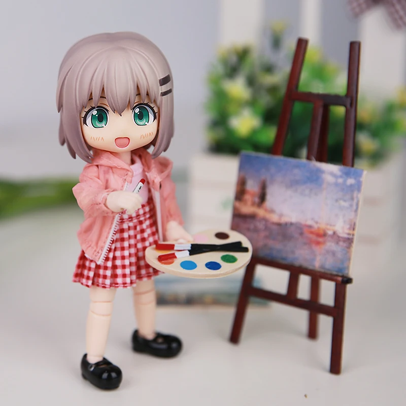 M0087 детская игрушка ручной работы 1/12 ob11 кукла blyth BJD/Аксессуары для кукол SD GSC цветная Солнцезащитная одежда с капюшоном 1 шт