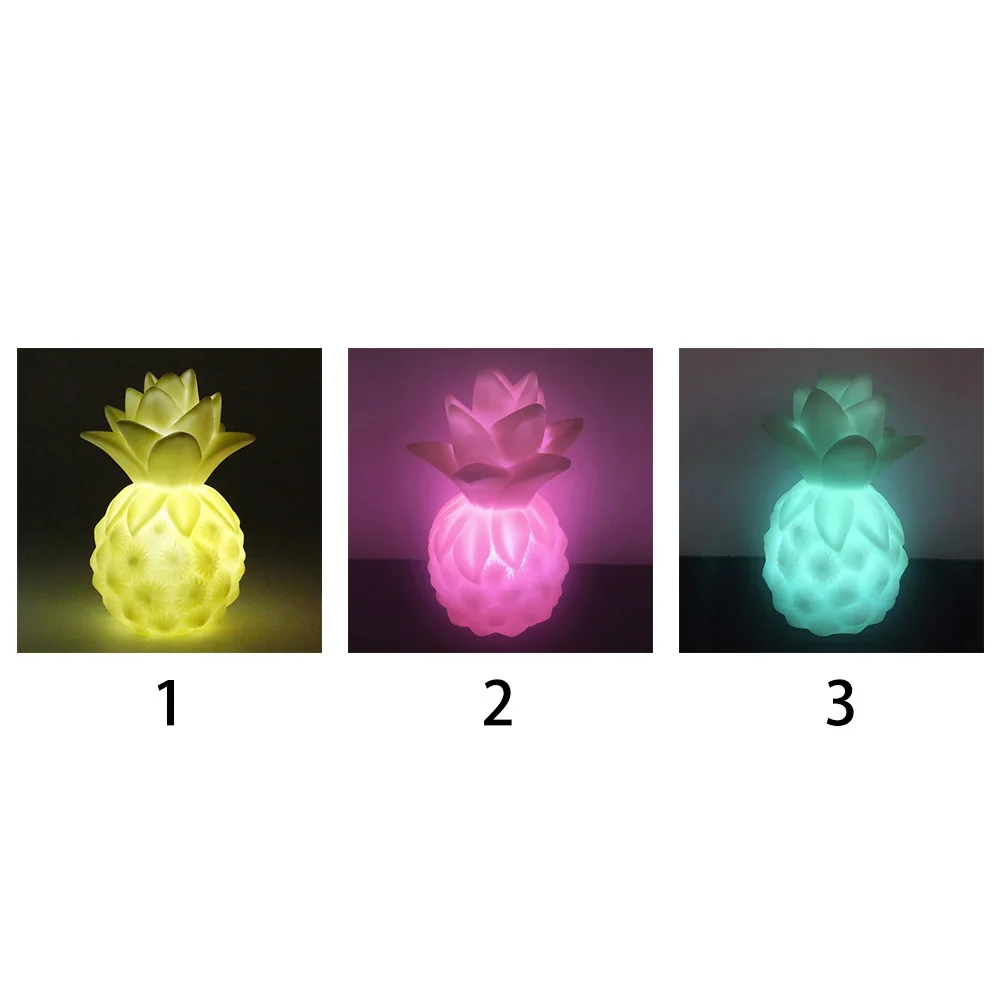 

Motion Home Decor RFID Blocking Pineapple Ornaments Sparkle Bedroom Lighting For Baby