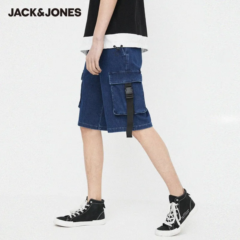 

JackJones Для мужчин, классический крой свободный слегка тонкий стрейч брюки карго Джинсовые Шорты | 220343507