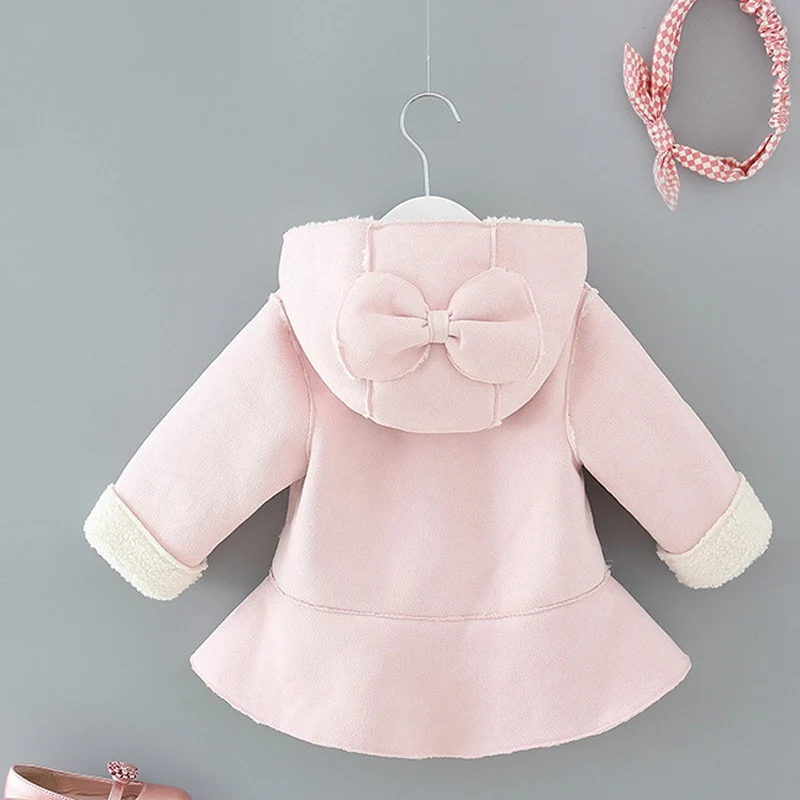 Теплая зимняя кашемировая замша принцесса Кардиган Пальто Верхняя одежда 2019 для