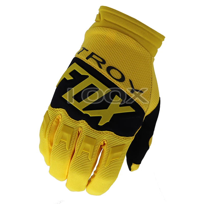 

Free Shipping Motorbike 360/180 Race Glove Scooter Locomotive Motocross Yellow Gloves