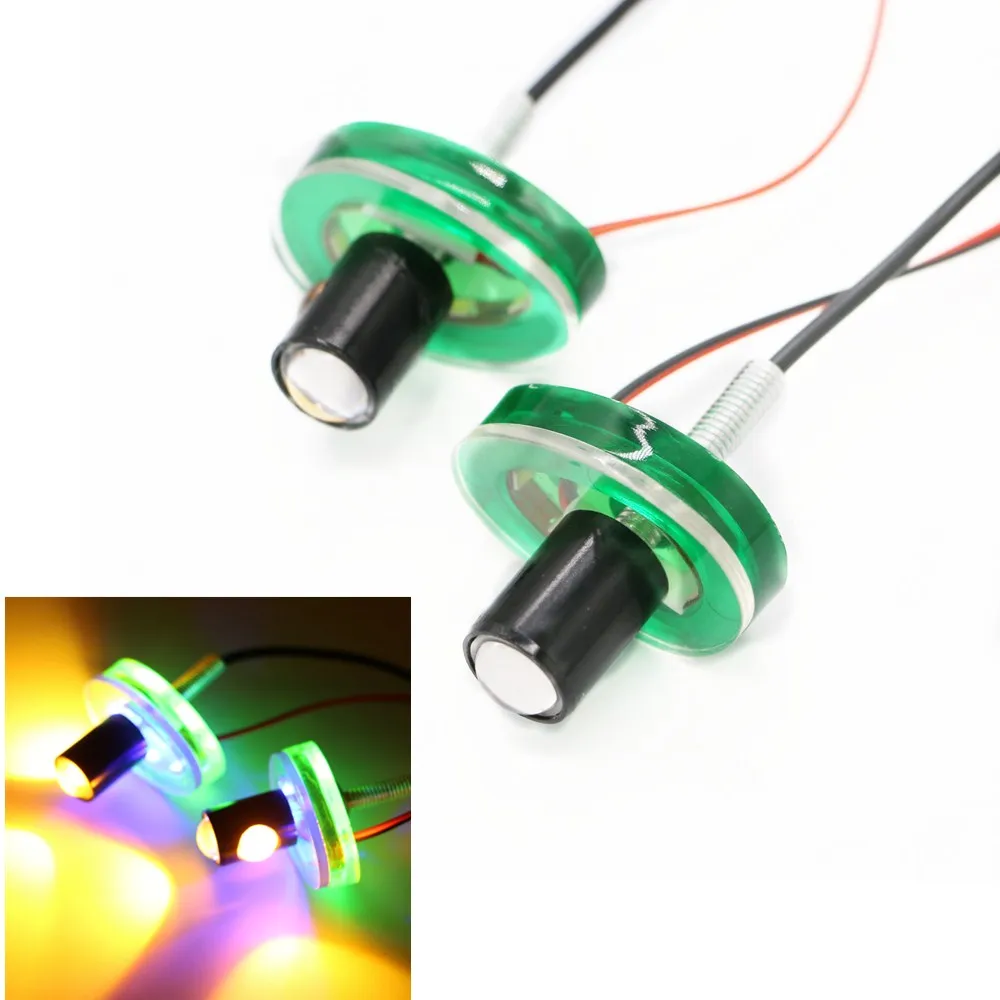 Светодиодные поворотники для мотоциклов универсальные алюминиевые KAWASAKI Z250 Z300 Z650