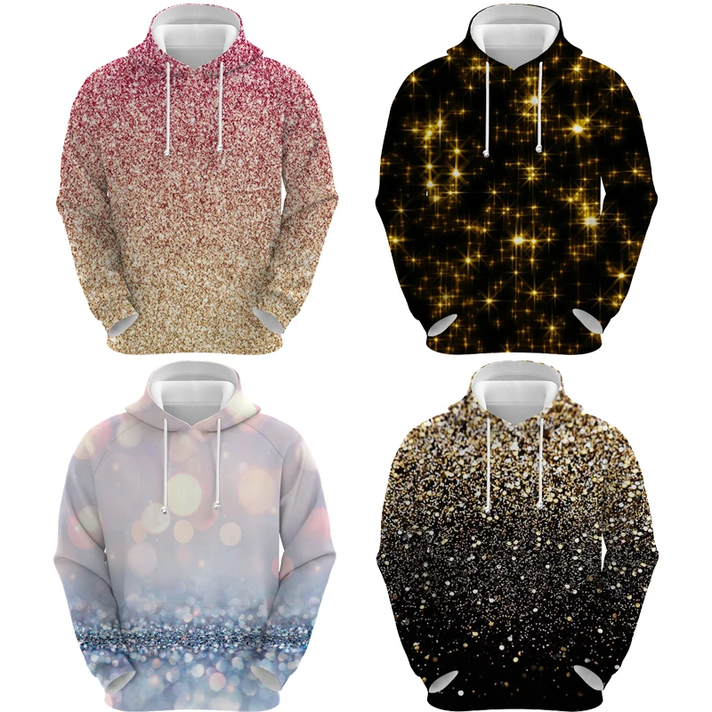 

Creative Shiny Gold 3D Print Hoodie Long Sleeves Women Sweatshirt Female Pullover Fashion Unisex Streetwear Tops Coat Sudadera