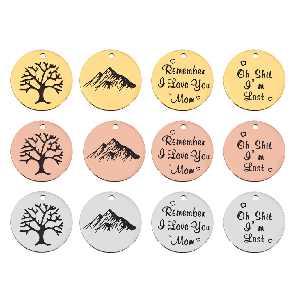 Заказная собака кошка ID тег Выгравированный круглый маленький средний животное