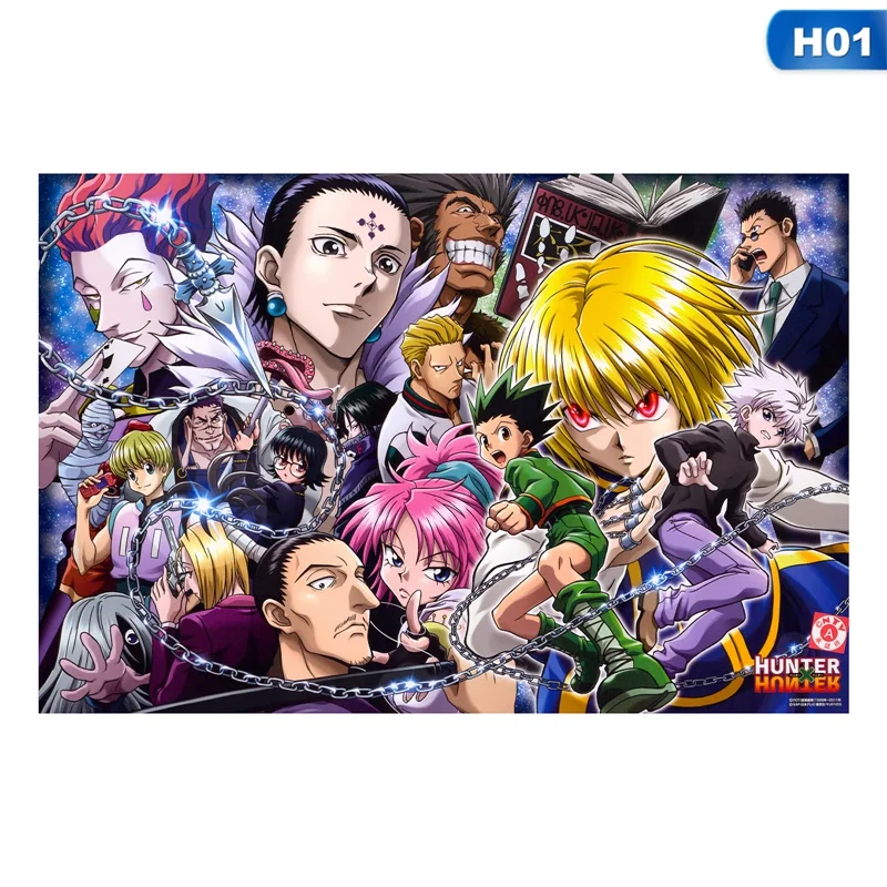 

1pcs Hunter X Hunter Poster Popular Classic Japanese Anime Home Decor Retro Poster Prints Paper Wall Art Home Room Decor
