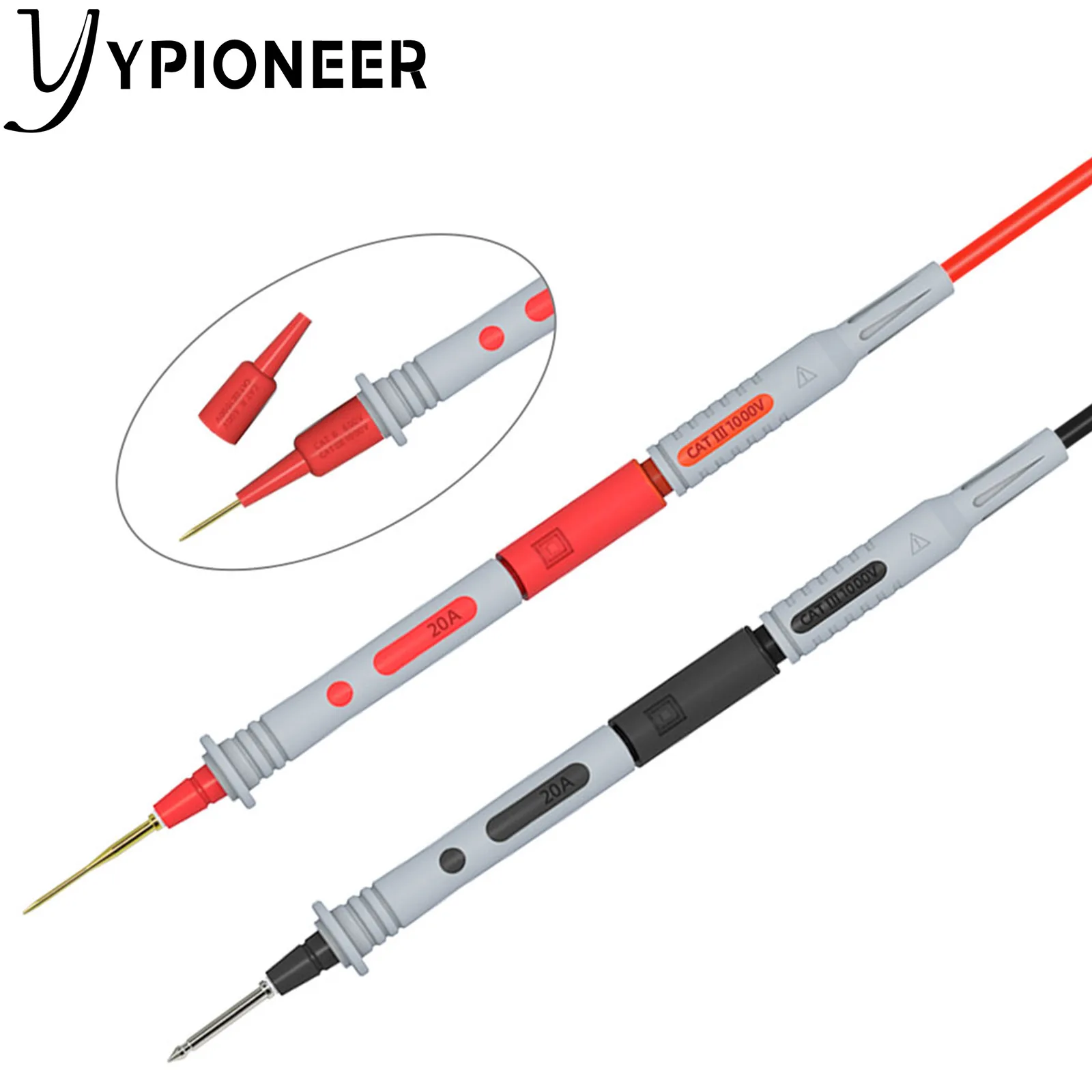 Набор измерительных щупов YPioneer P1308B с зажимами типа крокодил штекером банан и