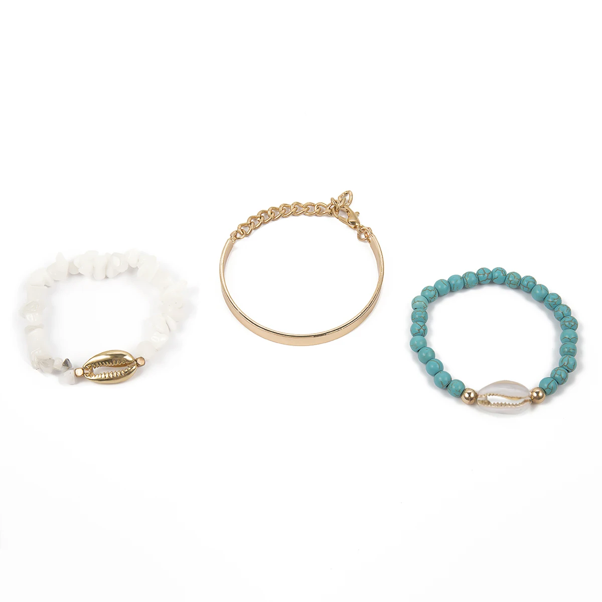 3 шт./компл. богемный Браслет из натуральной кожи | Украшения и аксессуары