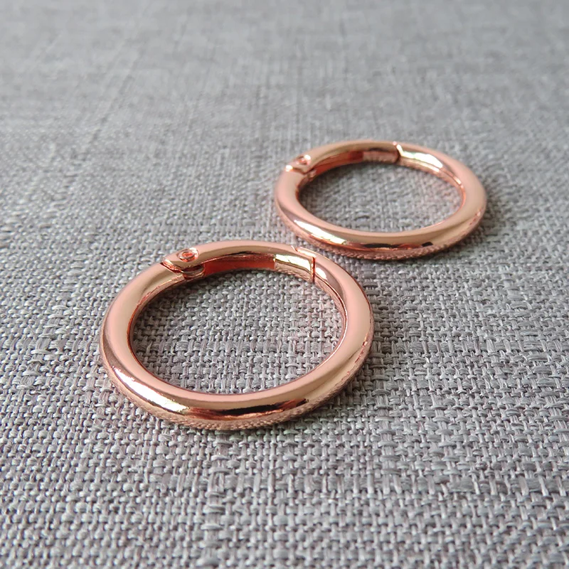 1 шт. 25 мм Металлические Пружинные уплотнительные кольца открываемые Брелоки